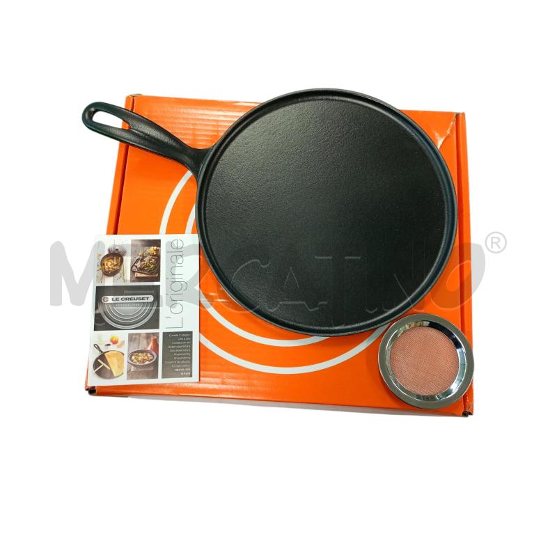 LE CREUSET CREPIERA ROTONDA  IN GHISA VETRIFICATA  | Mercatino dell'Usato Leini' 1