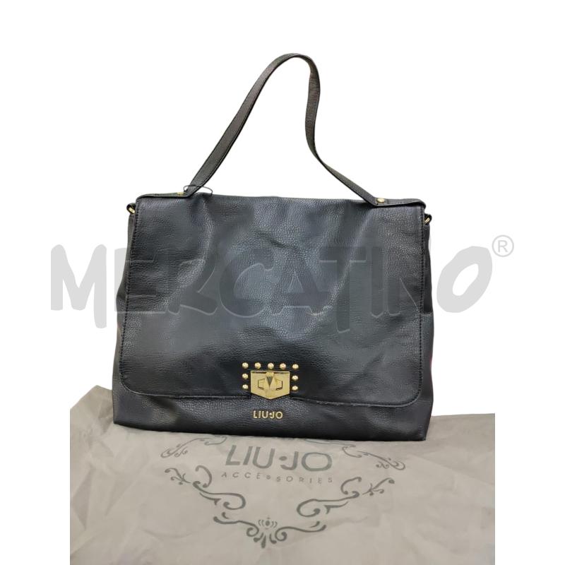LIU JO BORSA MANO E TRACOLLA NERA  | Mercatino dell'Usato Leini' 1