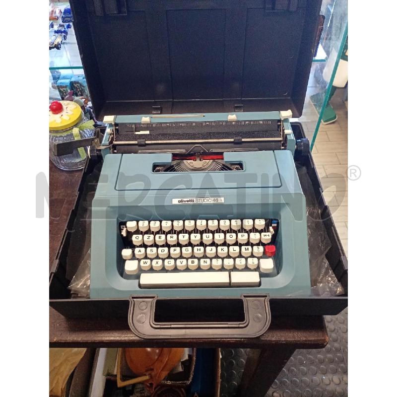 MACCHINA DA SCRIVERE OLIVETTI STUDIO 46 CON CUSTODIA | Mercatino dell'Usato Leini' 1
