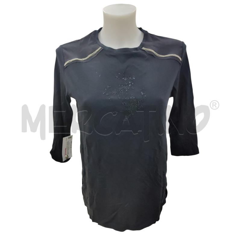 MAGLIA DONNA FERRARI NERA STRASS | Mercatino dell'Usato Leini' 1