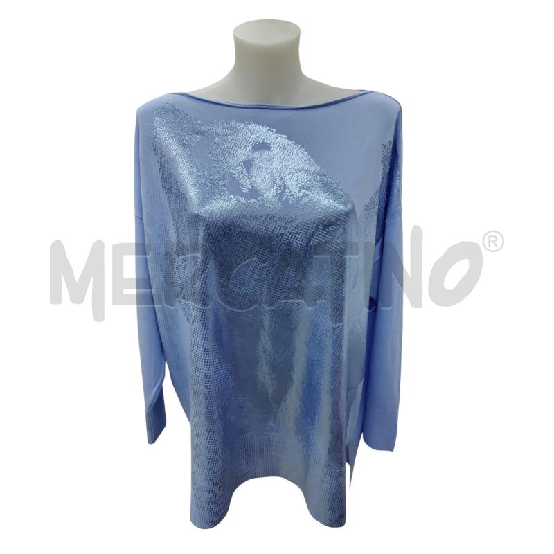 MAGLIA DONNA MATHILDA J AZZURRO  | Mercatino dell'Usato Leini' 1