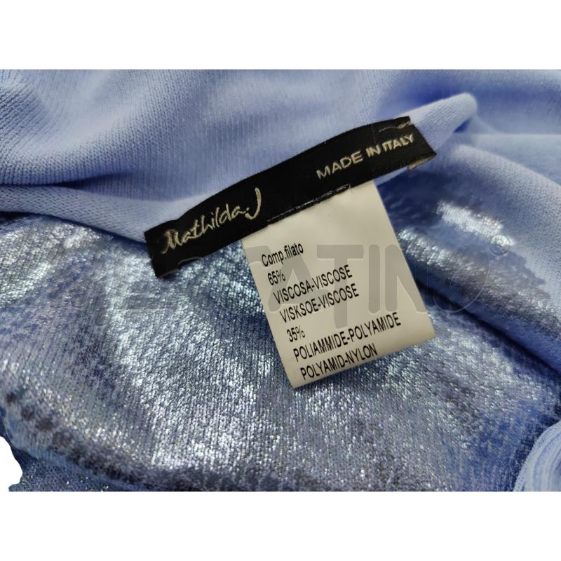 MAGLIA DONNA MATHILDA J AZZURRO  | Mercatino dell'Usato Leini' 2