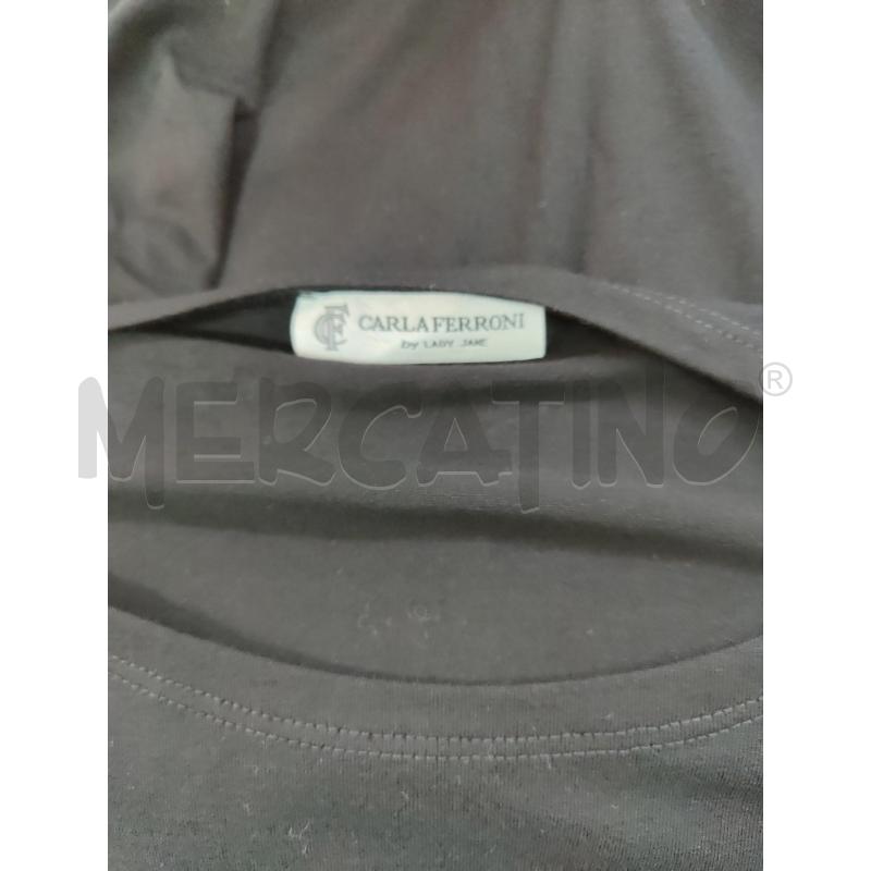 MAGLIA DONNA NERA CARLA FERRONI  | Mercatino dell'Usato Leini' 3