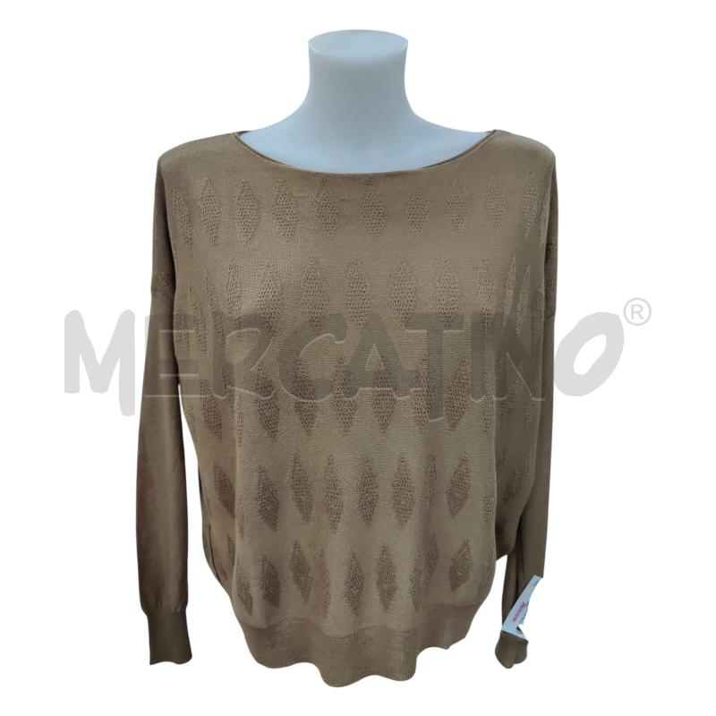 MAGLIA DONNA SANDRO FERRONE MARRONE  | Mercatino dell'Usato Leini' 1