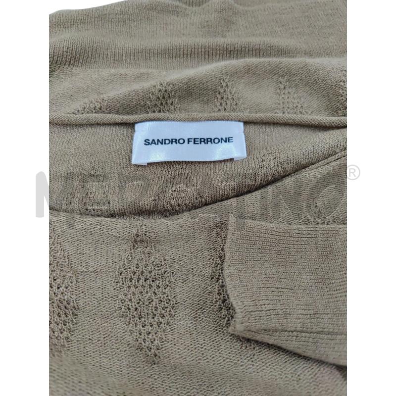 MAGLIA DONNA SANDRO FERRONE MARRONE  | Mercatino dell'Usato Leini' 2