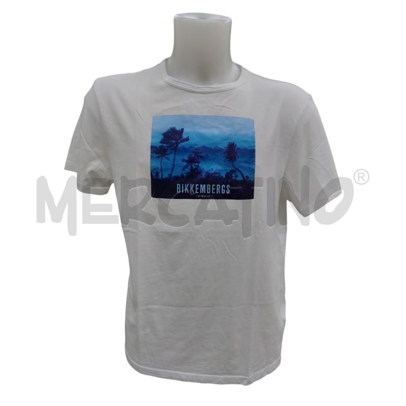 MAGLIA UOMO BIKKEMBERGS BIANCA  | Mercatino dell'Usato Leini' 1
