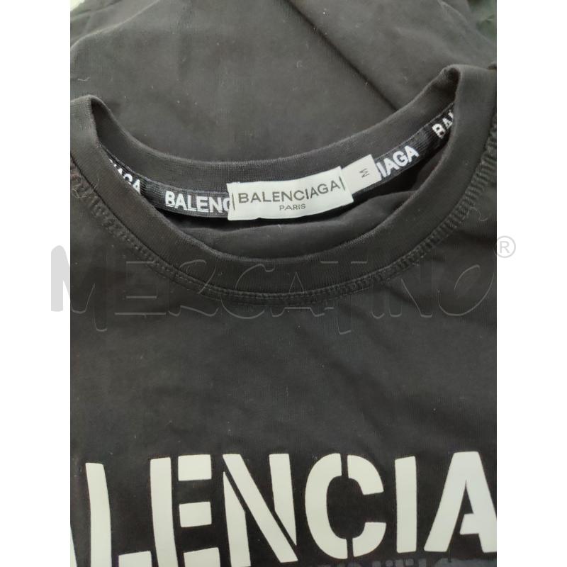 MAGLIA UOMO NERA BALENCIAGA  | Mercatino dell'Usato Leini' 2