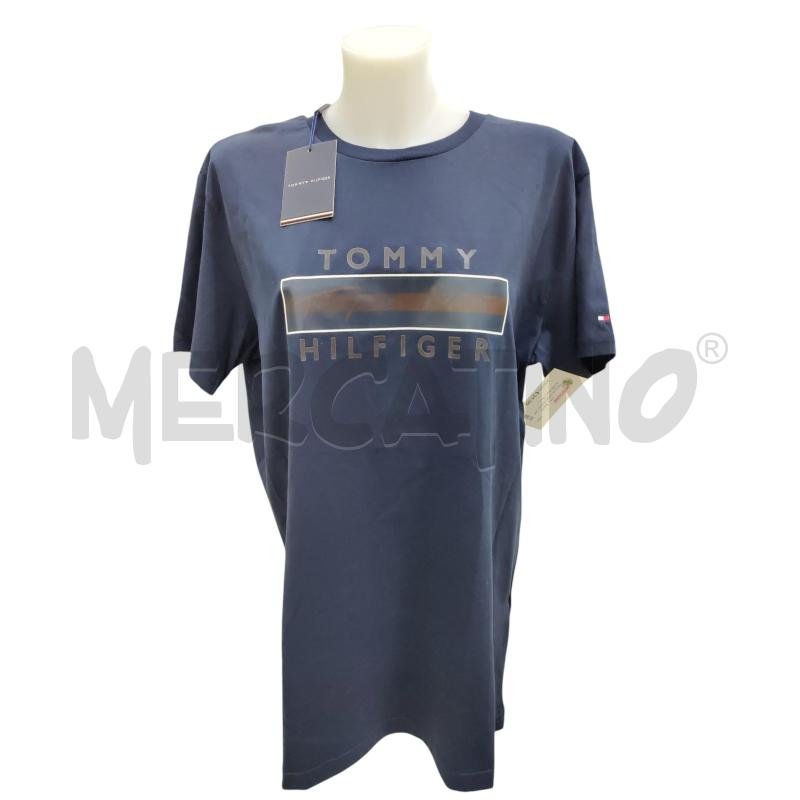 MAGLIA UOMO TOMMY HIFILGER BLU  | Mercatino dell'Usato Leini' 1