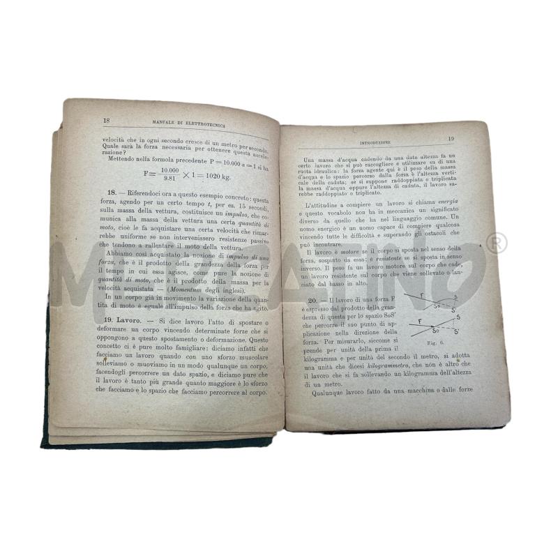 MANUALE PRATICO ELETTROTECNICA VINTAGE 1919 | Mercatino dell'Usato Leini' 2