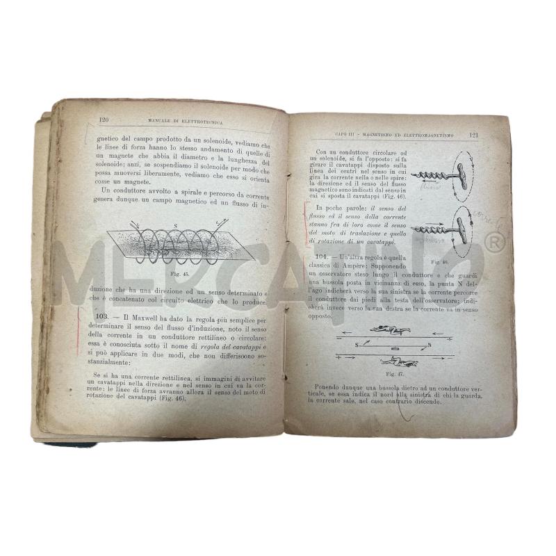 MANUALE PRATICO ELETTROTECNICA VINTAGE 1919 | Mercatino dell'Usato Leini' 3