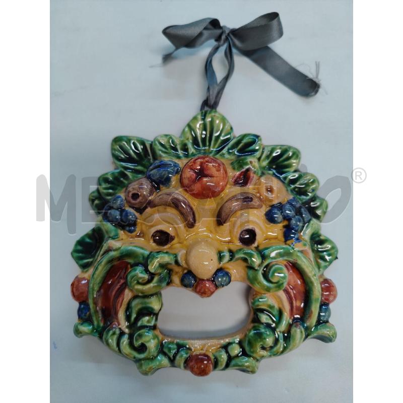 MASCHERA SICILIANA IN TERRACOTTA | Mercatino dell'Usato Leini' 1