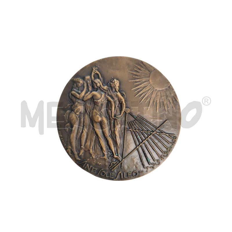 MEDAGLIONE FERMACARTE METALLICO F.LLI LORIOLI ANNO  1974 | Mercatino dell'Usato Leini' 1