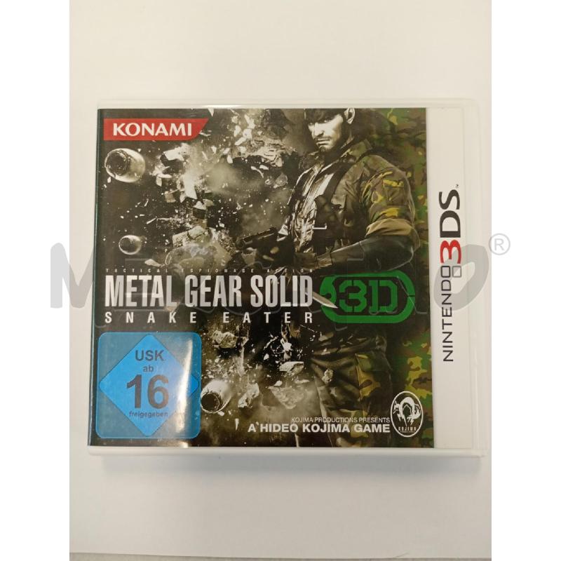 METAL GEAR SOLID 3D NINTENTO 3DS | Mercatino dell'Usato Leini' 1