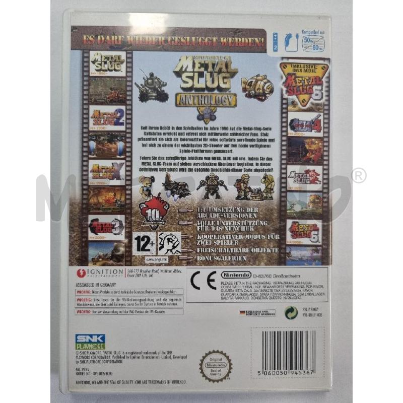 METAL SLUG ANTHOLOGY WII | Mercatino dell'Usato Leini' 2
