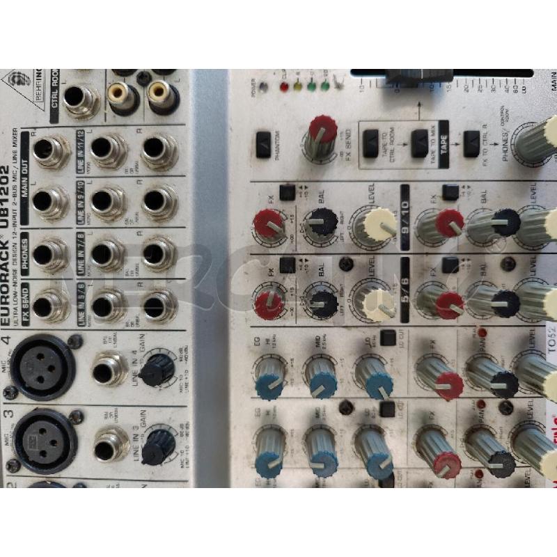 MIXER BEHRINGER EURORACK UB1202 | Mercatino dell'Usato Leini' 2
