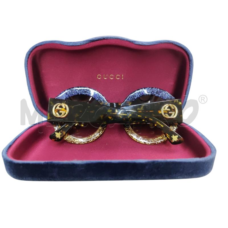 OCCHIALI DONNA GUCCI OVERSIZE GLITTER  | Mercatino dell'Usato Leini' 2