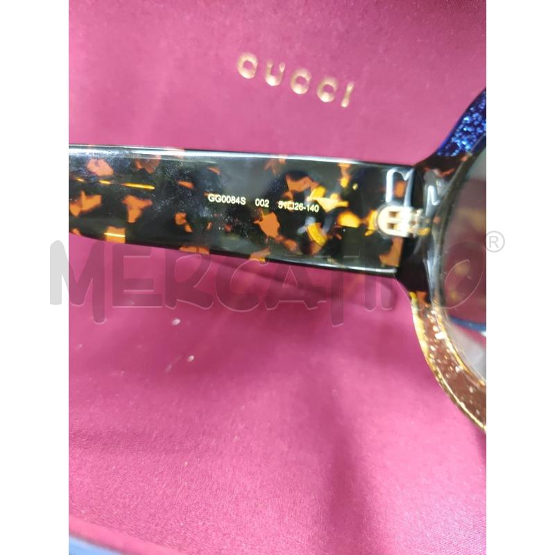 OCCHIALI DONNA GUCCI OVERSIZE GLITTER  | Mercatino dell'Usato Leini' 4