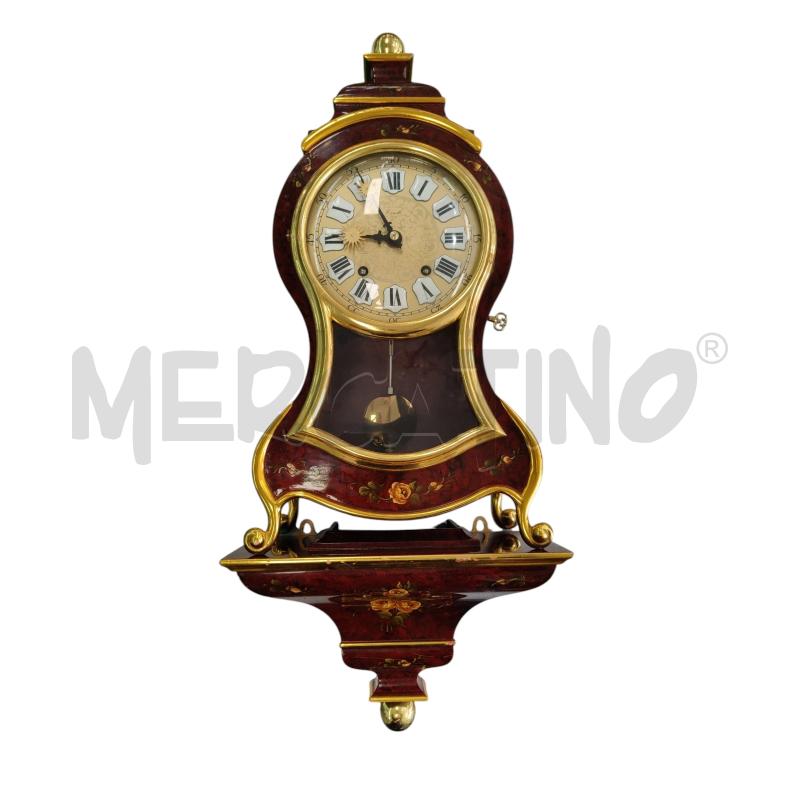 OROLOGIO DA TAVOLO E PARETE ZENITH SWISS LE LOCLE CON MENSOLA E CHIAVE  | Mercatino dell'Usato Leini' 1