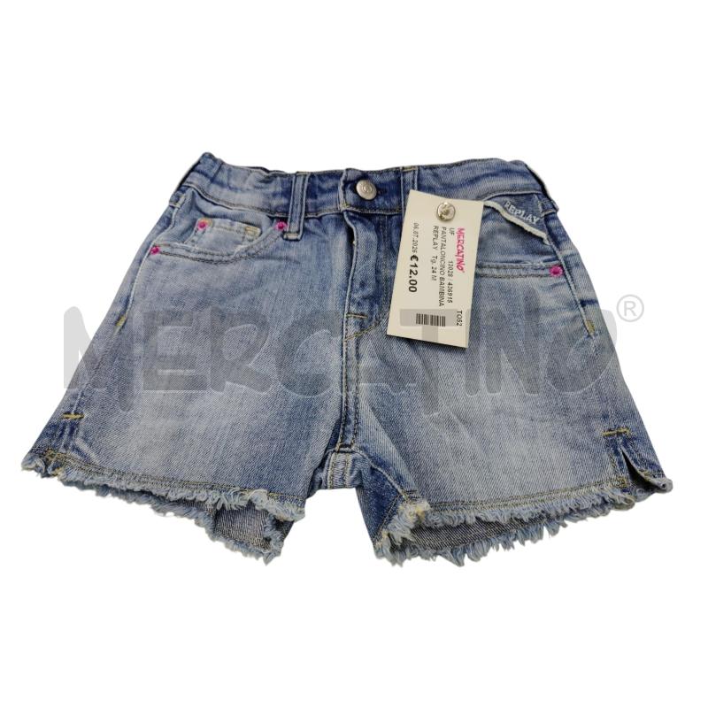 PANTALONCINO BAMBINA REPLAY  | Mercatino dell'Usato Leini' 1