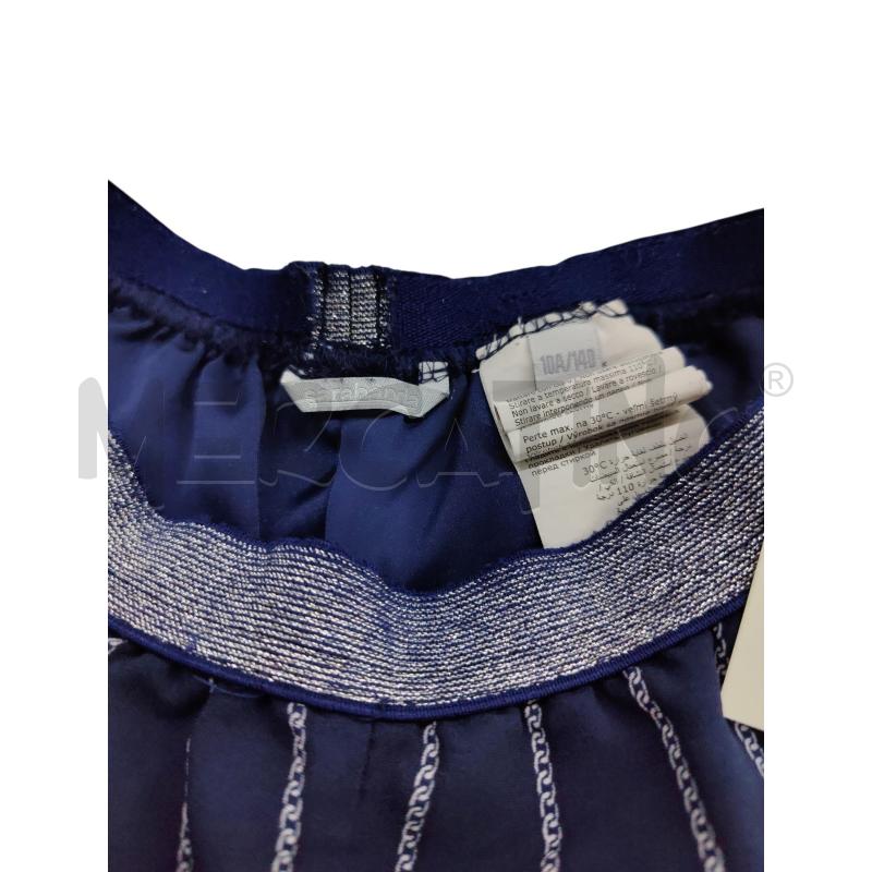 PANTALONE BAMBINA SARABANDA RIGHE BLU | Mercatino dell'Usato Leini' 2