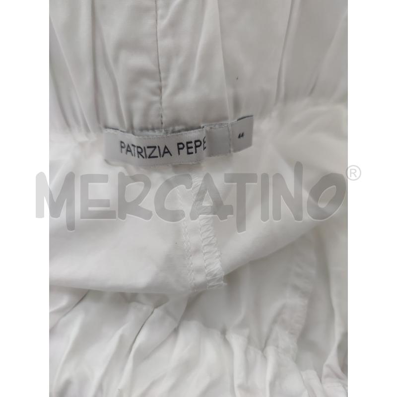 PANTALONE DONNA BIANCO PATRIZIA PEPE | Mercatino dell'Usato Leini' 2