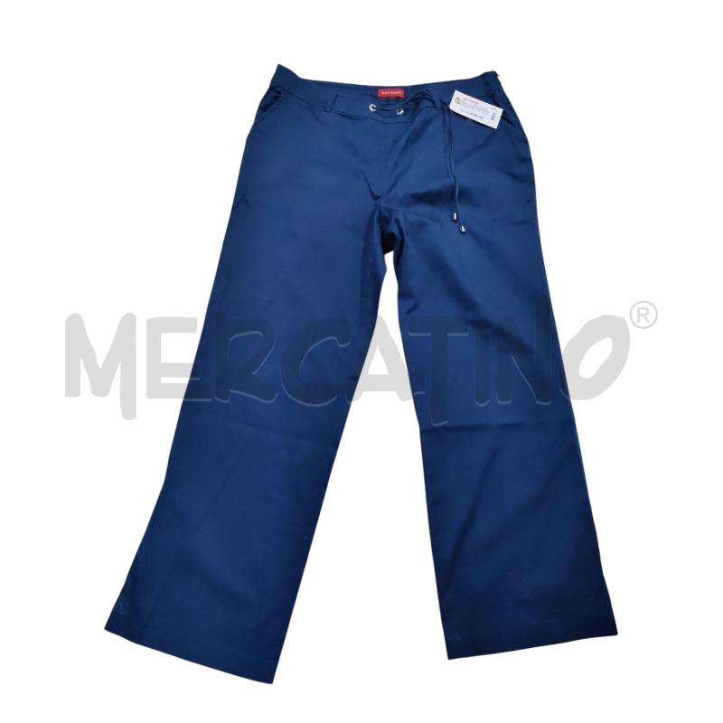 PANTALONE DONNA DIANA GALLESI BLU 92% COTONE | Mercatino dell'Usato Leini' 1