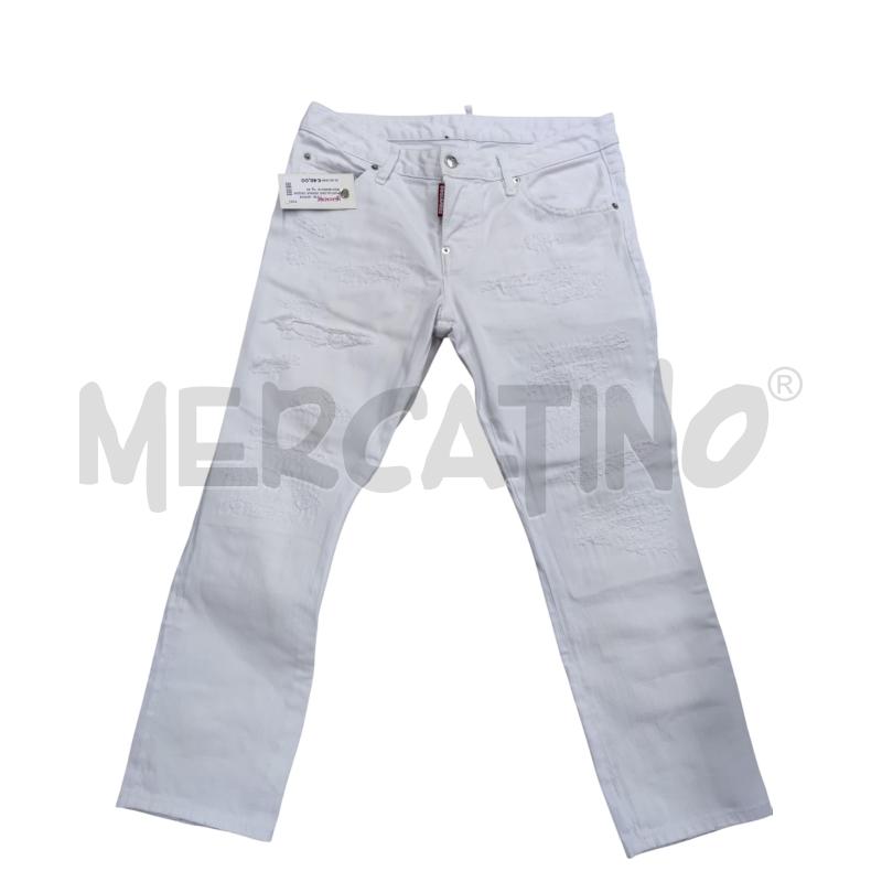 PANTALONE DONNA DSQUARED BIANCHI | Mercatino dell'Usato Leini' 1
