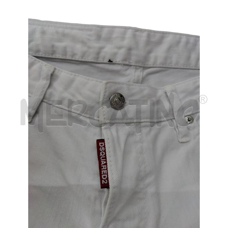 PANTALONE DONNA DSQUARED BIANCHI | Mercatino dell'Usato Leini' 2