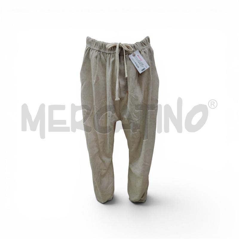 PANTALONE DONNA ELASTICO ESTIVO BEIGE | Mercatino dell'Usato Leini' 1
