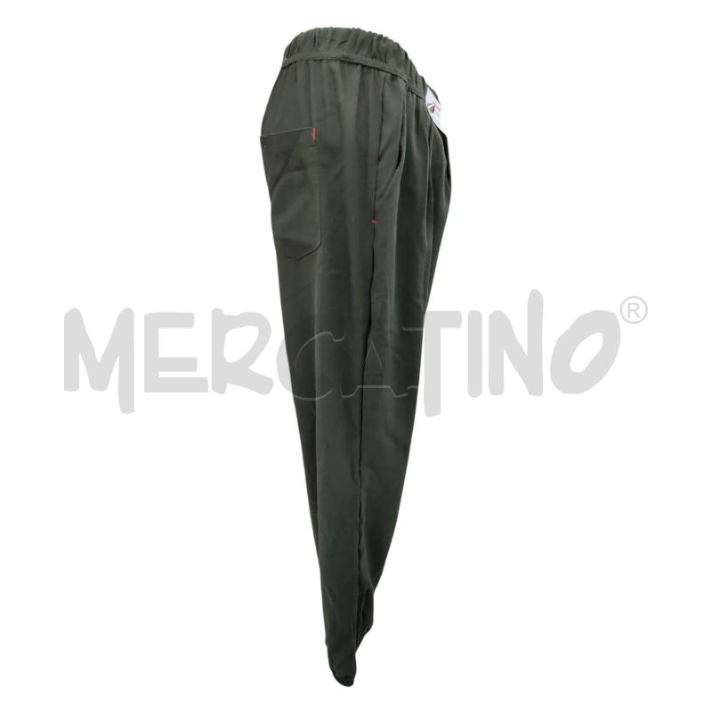 PANTALONE DONNA ELASTICO ESTIVO VERDE | Mercatino dell'Usato Leini' 2