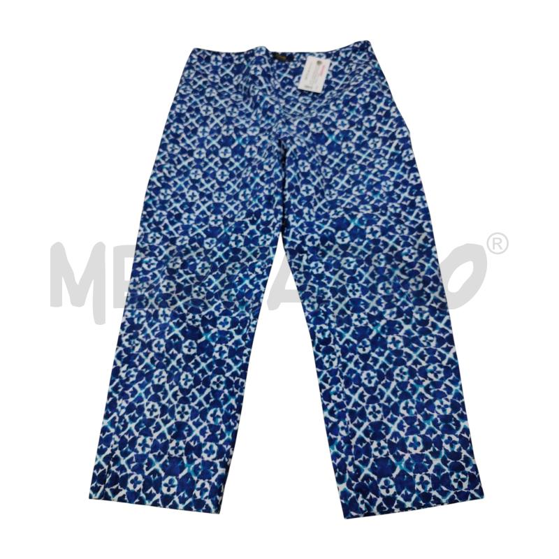 PANTALONE DONNA OVS MISTO COTONE FANTASIA BLU | Mercatino dell'Usato Leini' 1