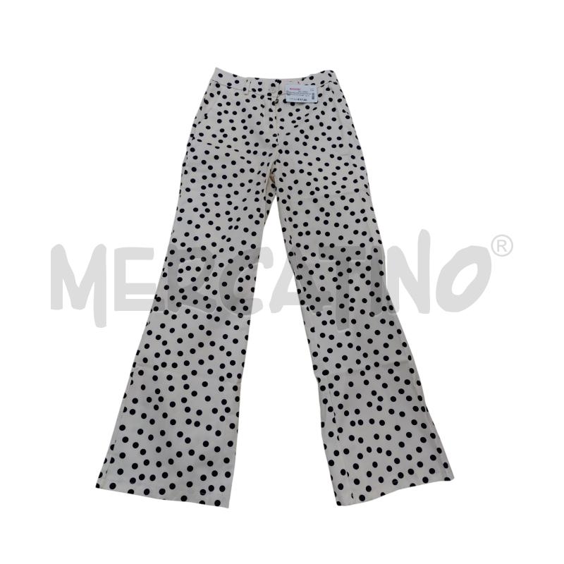 PANTALONE DONNA PANNA POIS 97%COTONE  | Mercatino dell'Usato Leini' 1