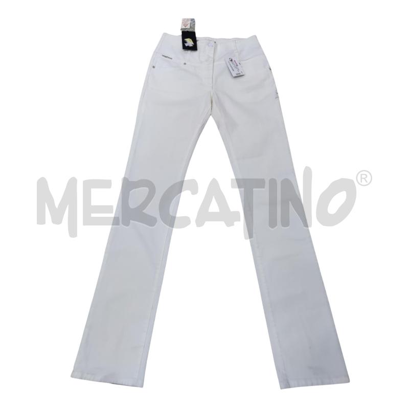 PANTALONE DONNA TEJIDO BIANCO  | Mercatino dell'Usato Leini' 1