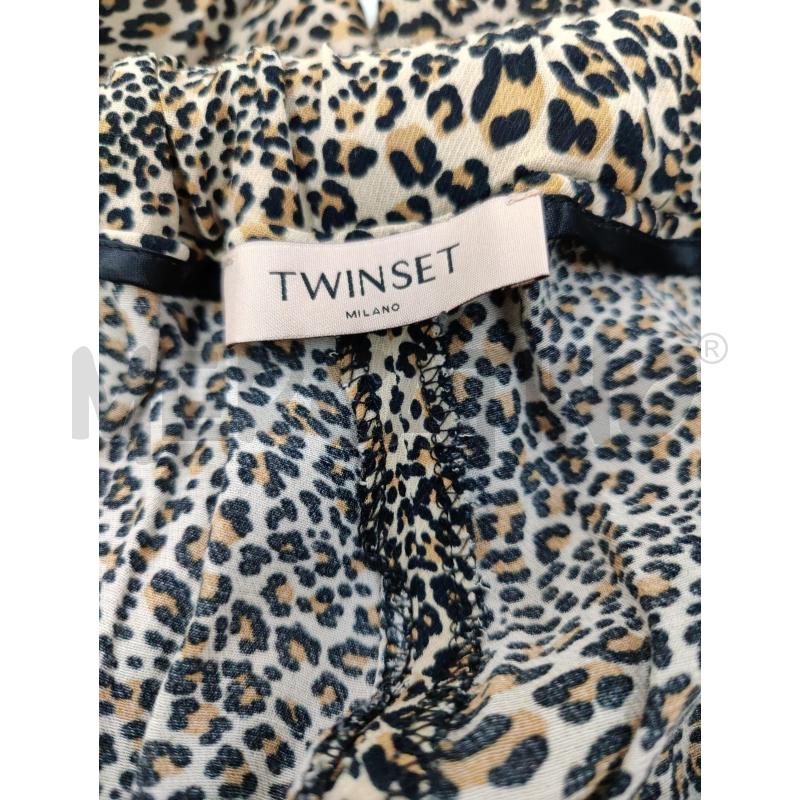 PANTALONE DONNA TWINSET ANIMALIER | Mercatino dell'Usato Leini' 2