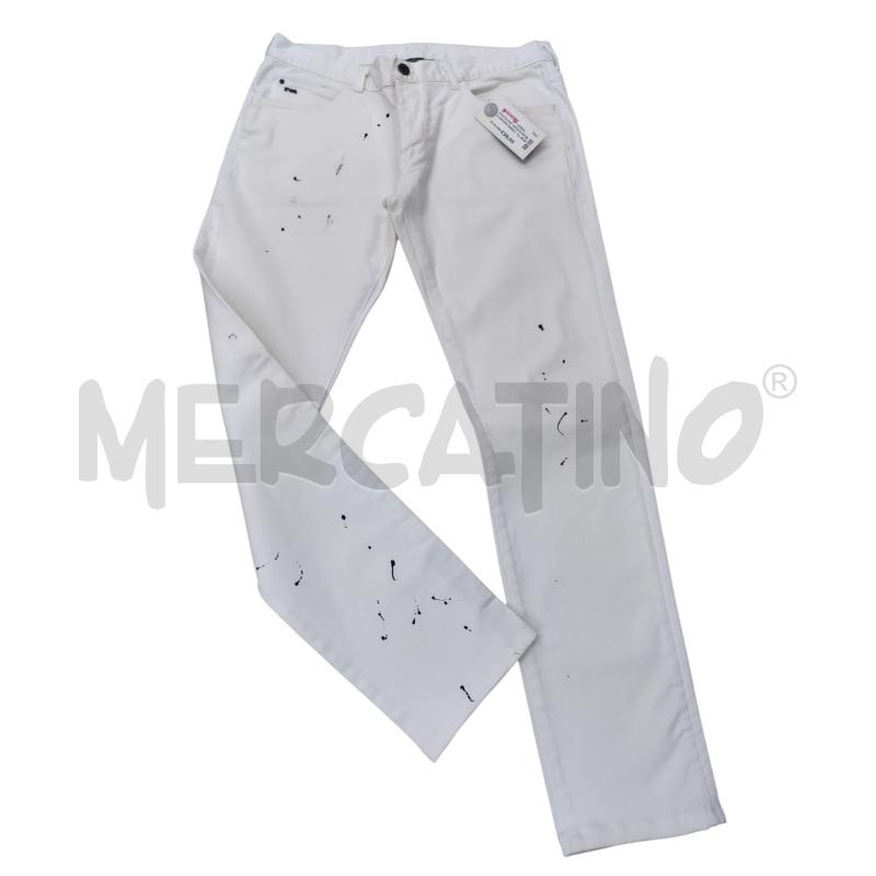 PANTALONE UOMO EMPORIO ARMANI BIANCO | Mercatino dell'Usato Leini' 1