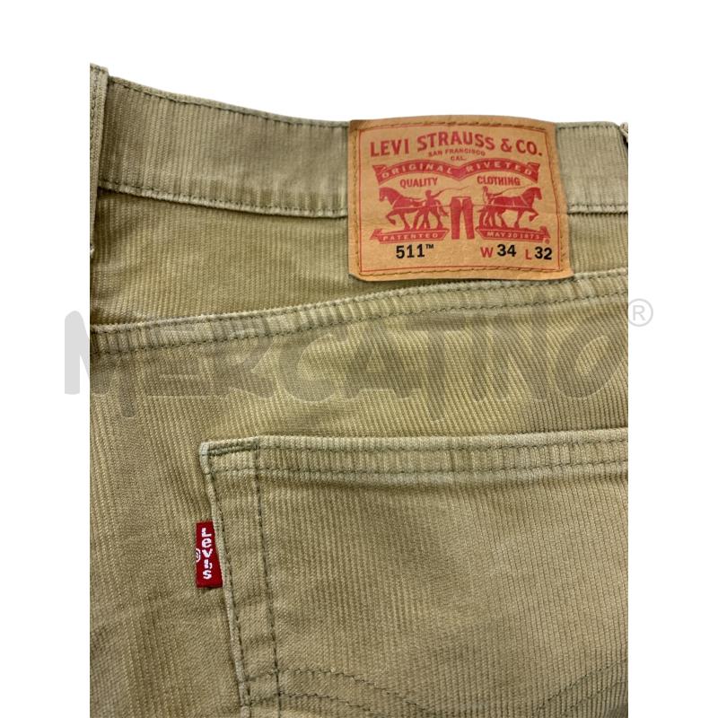 PANTALONE UOMO LEVI'S 511 VELLUTO A COSTINE | Mercatino dell'Usato Leini' 2