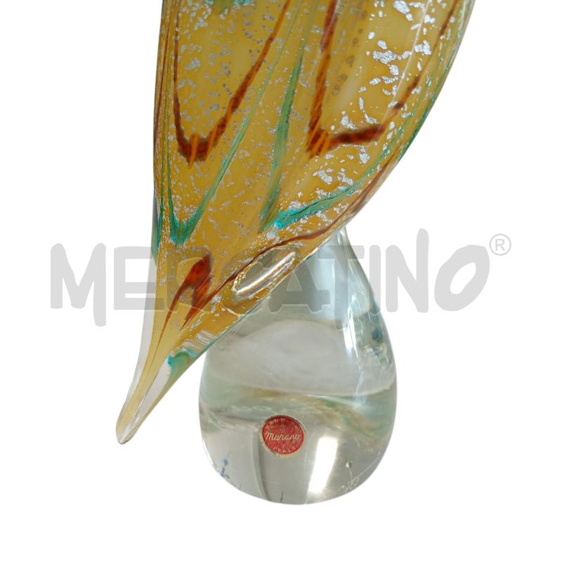 PAPPAGALLO VETRO MURANO CON ADESIVO  | Mercatino dell'Usato Leini' 3