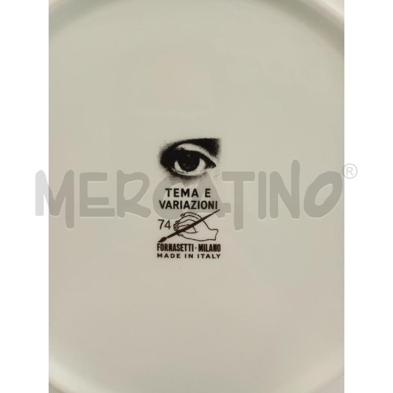 PIATTO FORNASETTE DIAMETRO 26 CM SENZA SCATOLA | Mercatino dell'Usato Leini' 2
