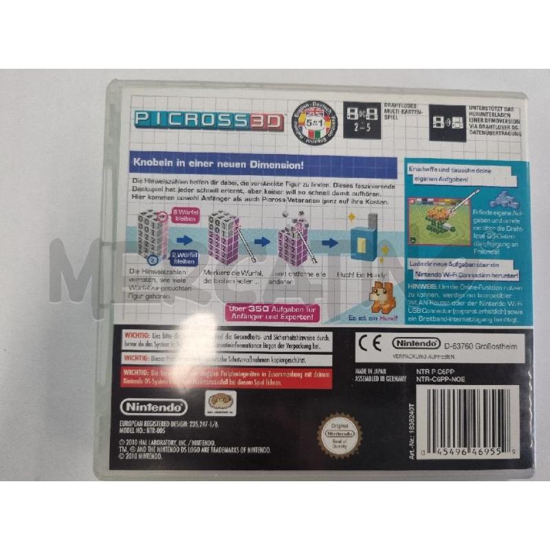 PICROSS3D NINTENDO DS | Mercatino dell'Usato Leini' 2