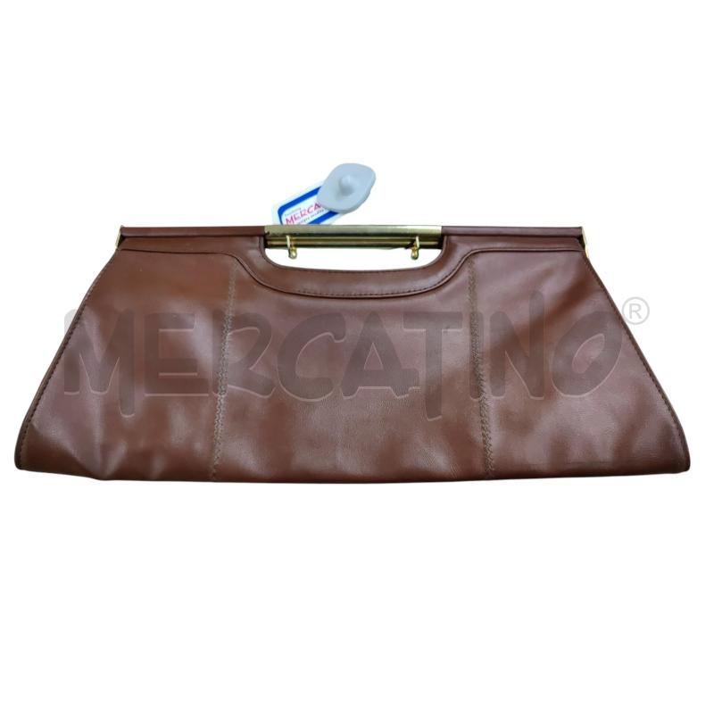 POCHETTE DONNA VINTAGE MARRONE  | Mercatino dell'Usato Leini' 1