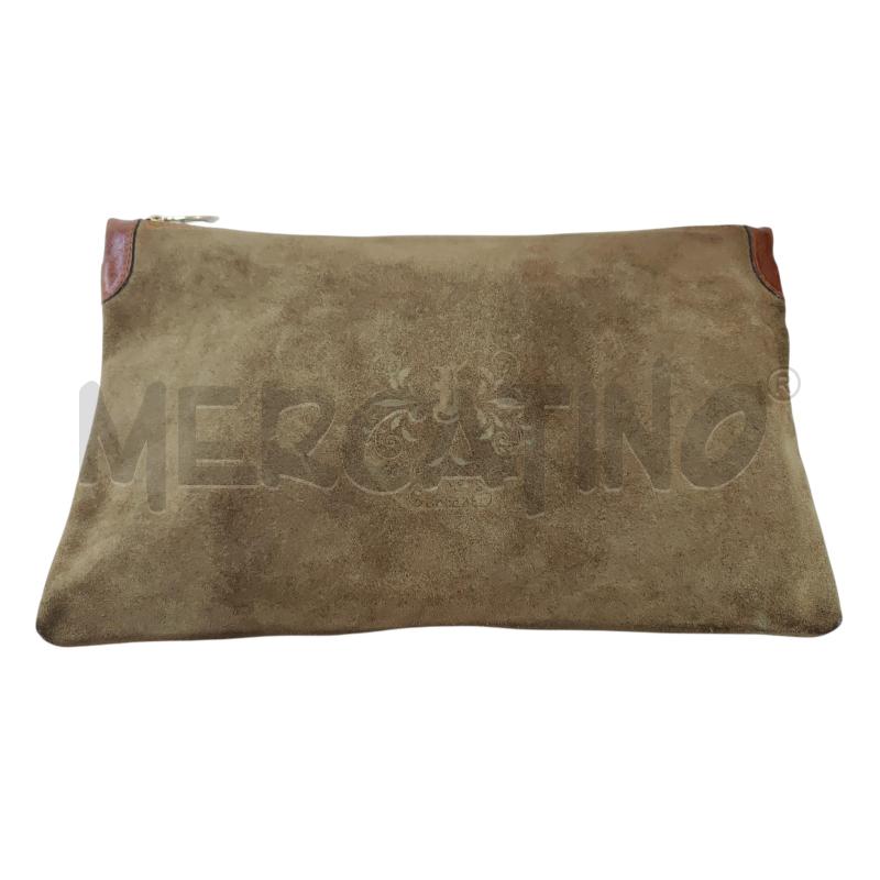 POCHETTE VERA PELLE FRANCESCO BIASIA  | Mercatino dell'Usato Leini' 1