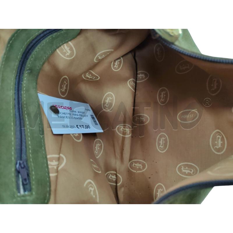 POCHETTE VERA PELLE FRANCESCO BIASIA  | Mercatino dell'Usato Leini' 2