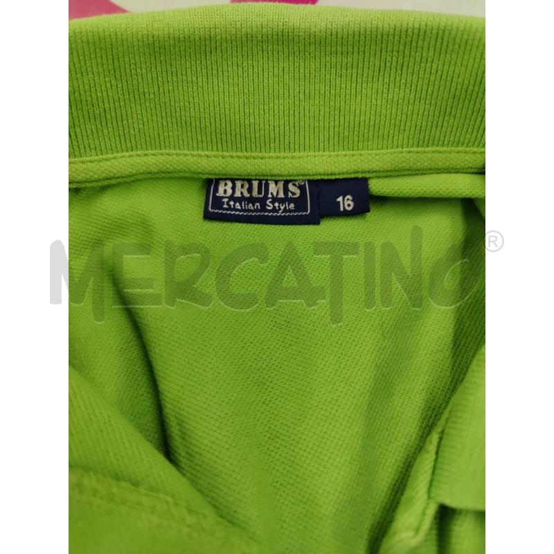 POLO RAGAZZO BRUMS VERDE  | Mercatino dell'Usato Leini' 2