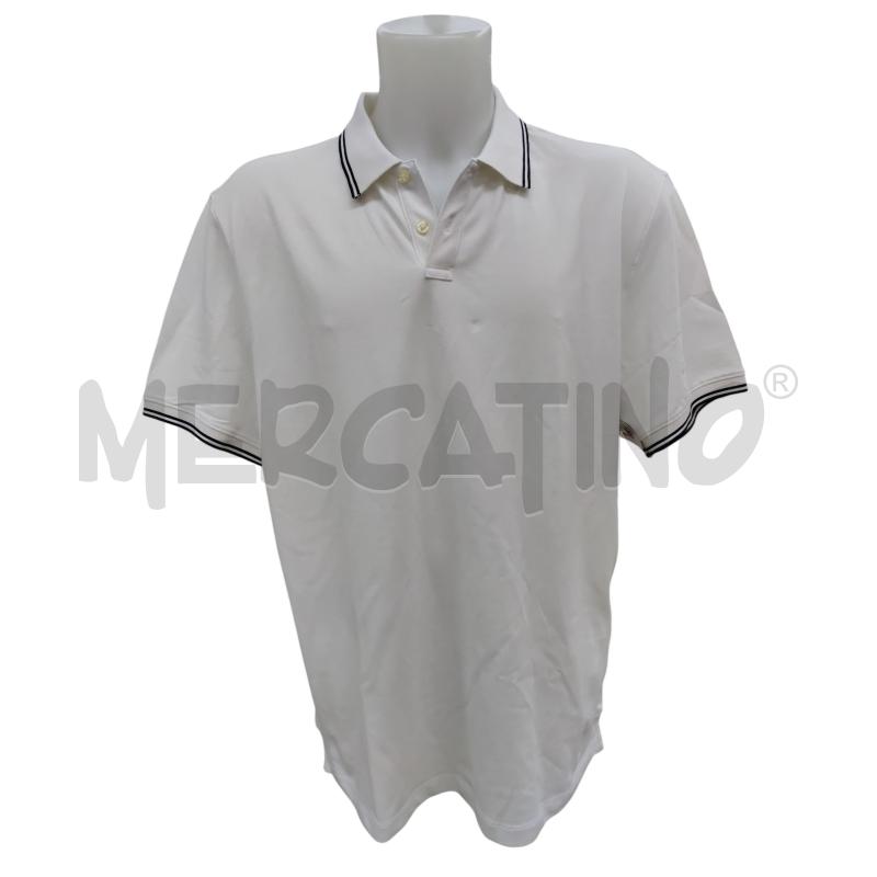 POLO UOMO ESSENTIAL BIANCO  | Mercatino dell'Usato Leini' 1
