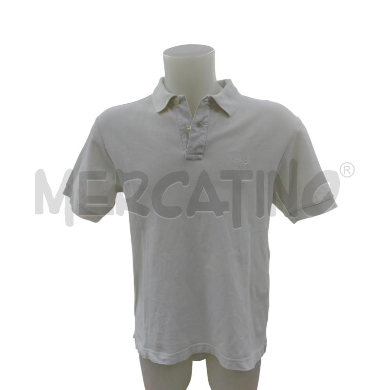 POLO UOMO FILA COLORE BIANCO  | Mercatino dell'Usato Leini' 1