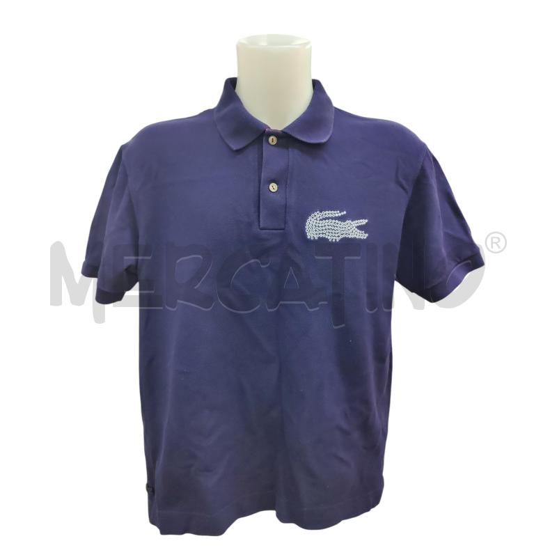 POLO UOMO LACOSTE BLU  | Mercatino dell'Usato Leini' 1