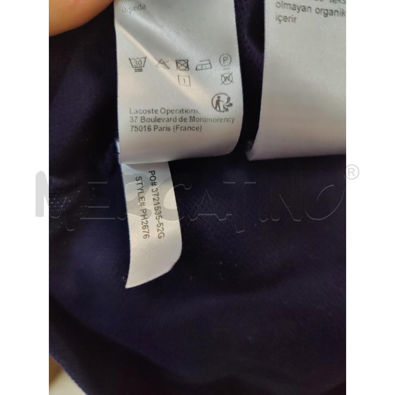 POLO UOMO LACOSTE BLU  | Mercatino dell'Usato Leini' 4