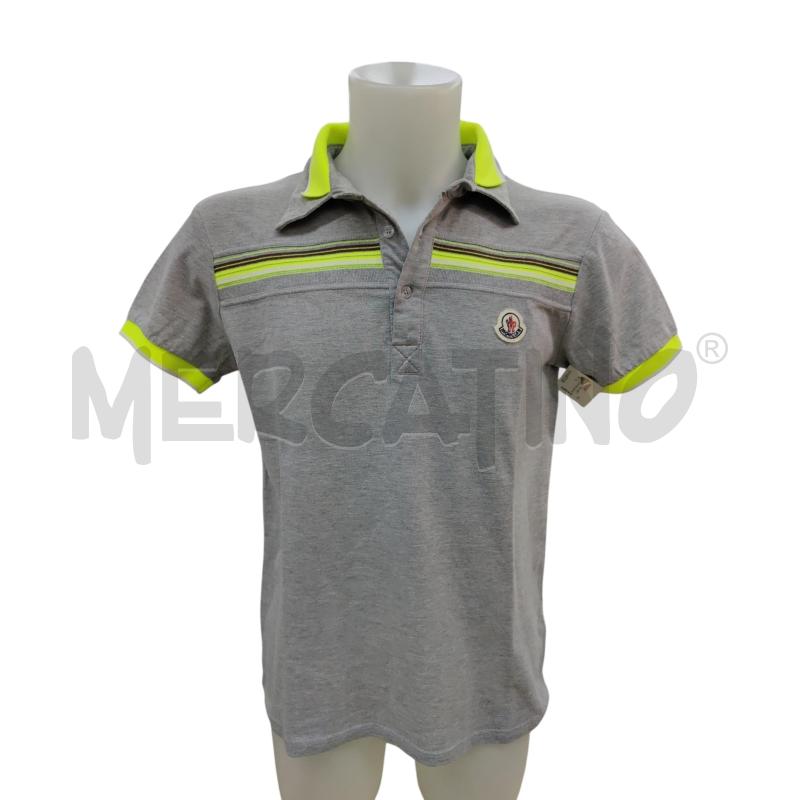 POLO UOMO MONCLER GRIGIO  | Mercatino dell'Usato Leini' 1
