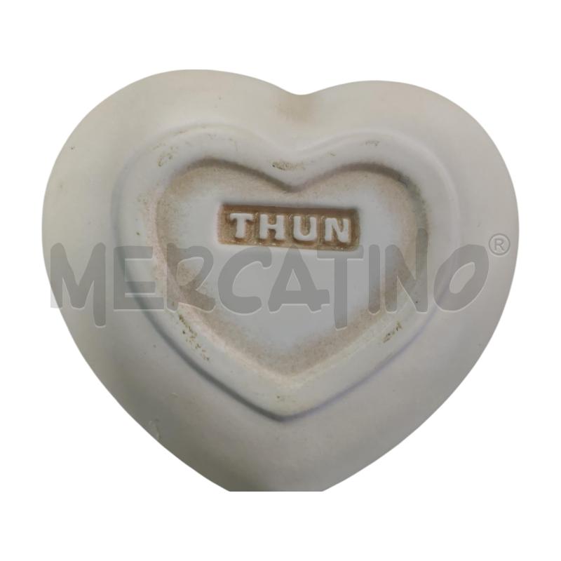 PORTA GIOIE THUN A FORMA DI CUORE CON CIGNI | Mercatino dell'Usato Leini' 3