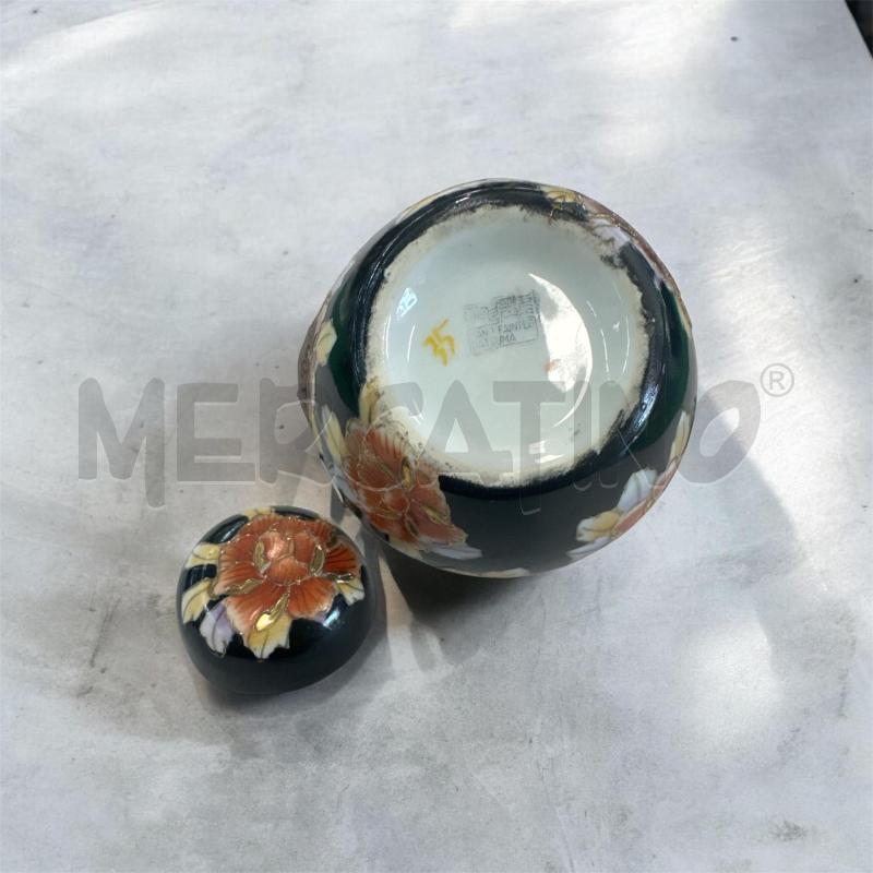 POTICHE VASO ORIENTALE NERO  | Mercatino dell'Usato Leini' 2